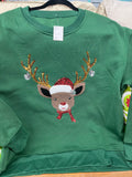 Glitter Applique Christmas Sweaters