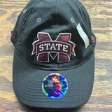 KS Adidas Black Adjustable Softball Hat - MSTATE