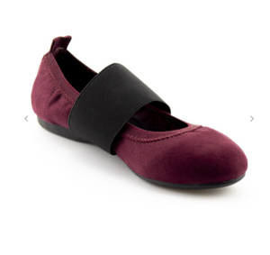 Suede Ballet Flats