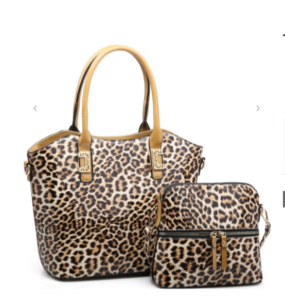 Leopard Faux Crossbody