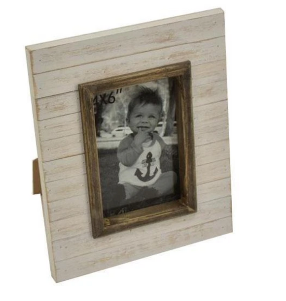 Photo Frame White Wash 4x6