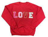 LOVE Varsity Letter Sweatshirt