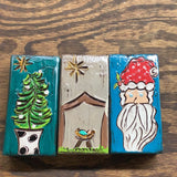 Painted Wood Assorted Blocks