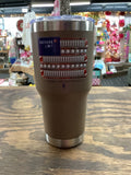 JK southern limit 30 oz tumbler